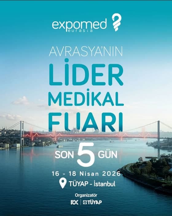 Avrasya'nın lider medikal fuarı Expomed
Eurasia'ya son 5 gün!
Öncü markalar ve sektör profesyonelleri Expomed Eurasia…